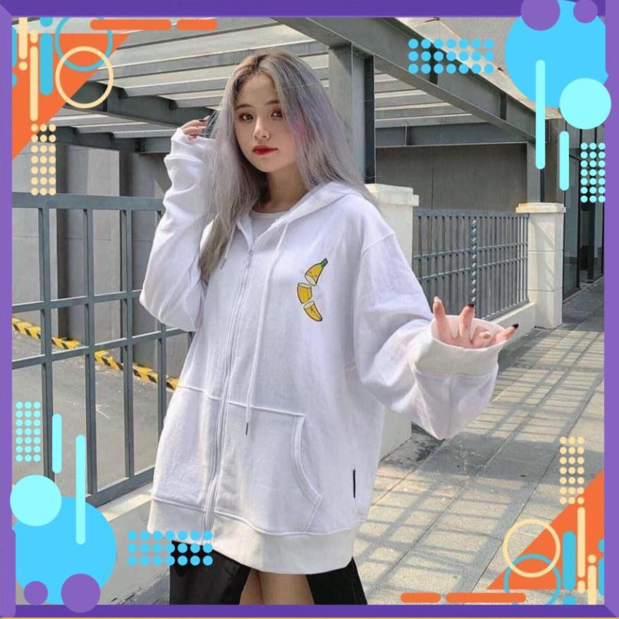 [Mặc Là Sang] Áo Khoác Nỉ - Hoodie Nỉ In Hình Quả Chuối cực đẹp , Áo Hoodie Thời Trang .AZ