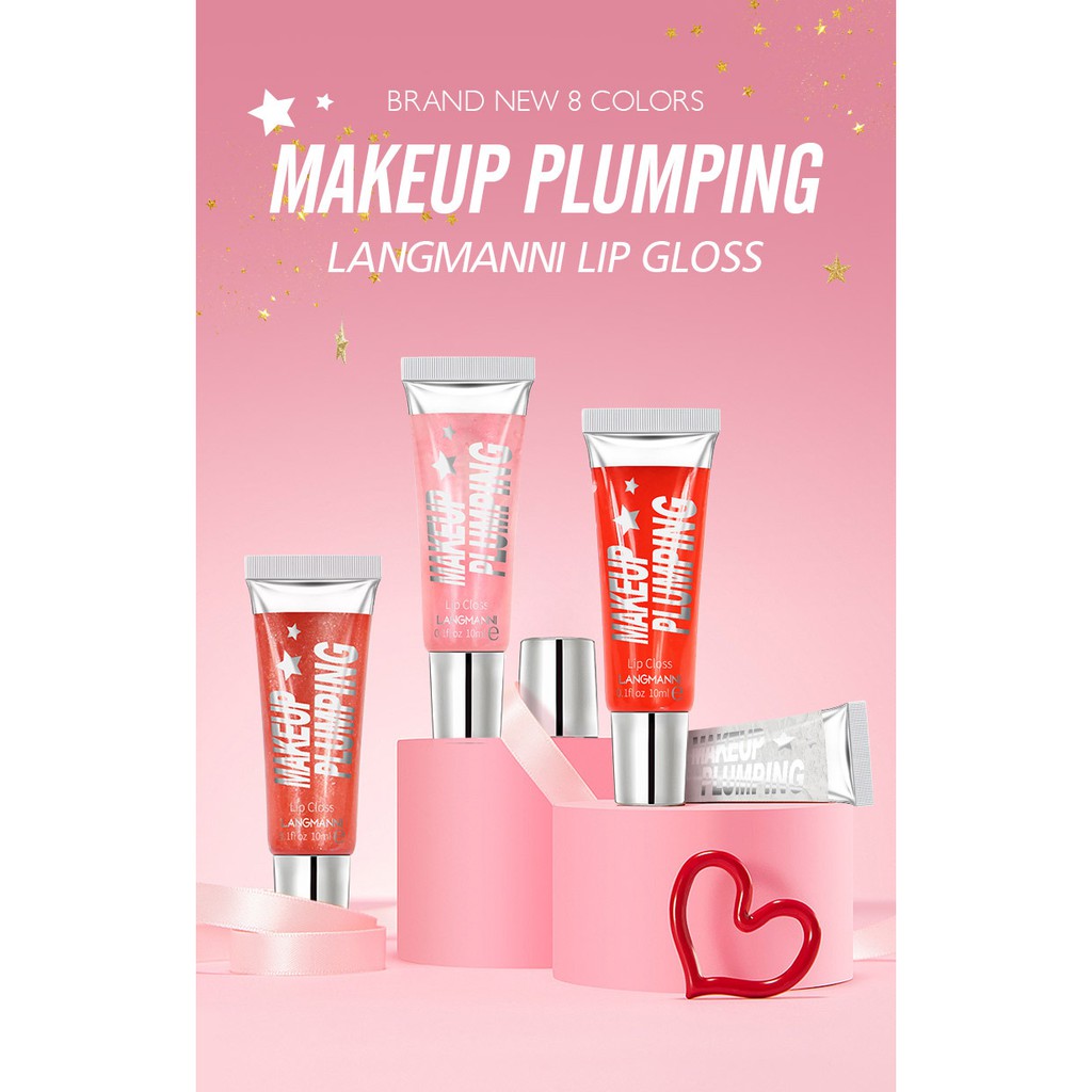 [Hàng mới về] Son Bóng Dưỡng Ẩm Làm Đầy Đặn Môi Langmanni | BigBuy360 - bigbuy360.vn