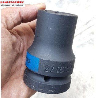 Đầu tuýp đen dài 1 inch lục giác 27mm Kingtony 883527