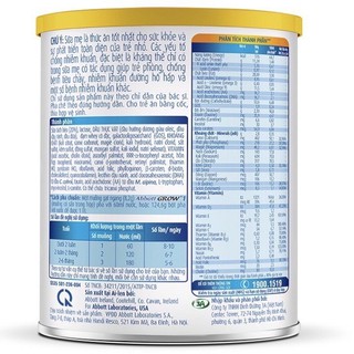 Combo 2 Lon Sữa Bột Abbott Grow 1 - 400g