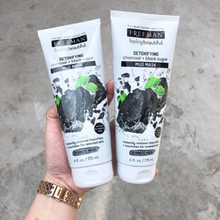 Mặt Nạ Bùn Freeman Detoxifyinh Charcoal & Black Sugar Mud Mask