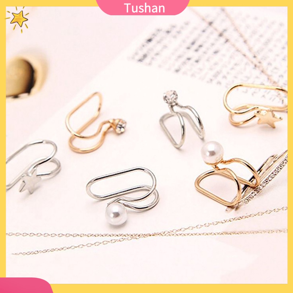 Khuyên tai hình ngôi sao đính đá phong cách hợp thời trang cho nữ