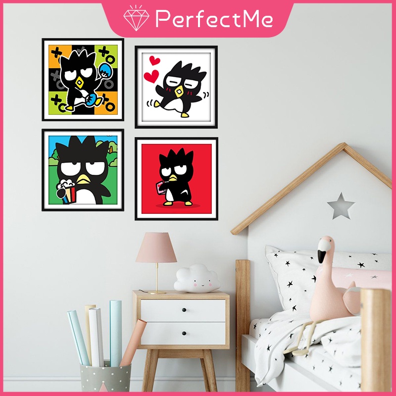 Bộ Tranh Đính Đá 5d Tự Làm 30x30cm Hình Mèo Hello Kitty