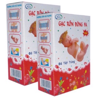 Gạc rốn Đông Fa (3 cái/hộp)