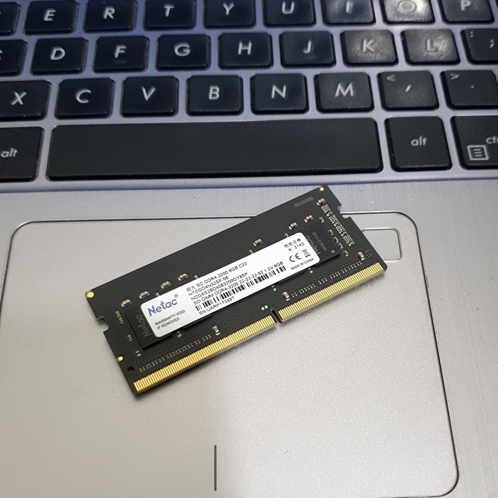 RAM laptop Netac DDR4 4GB 8GB bus 3200 MHz - bảo hành 3 năm