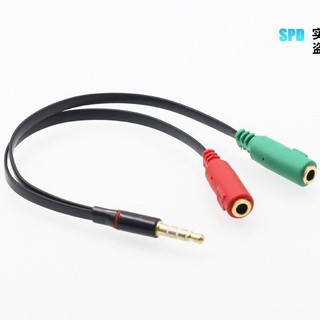 DÂY CHUYỂN TỪ jack 3.5 LY SANG 2 LỖ MICRO + PHONE