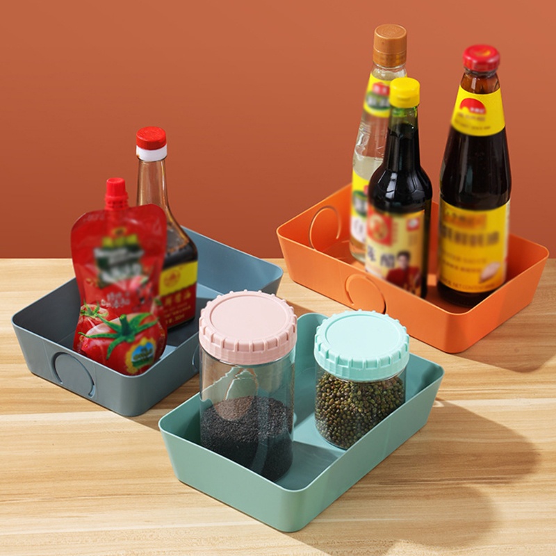 Giỏ Nhựa Đựng Đồ Dùng Để Bàn Màu Sắc Macaron Xinh Xắn Tiện Dụng