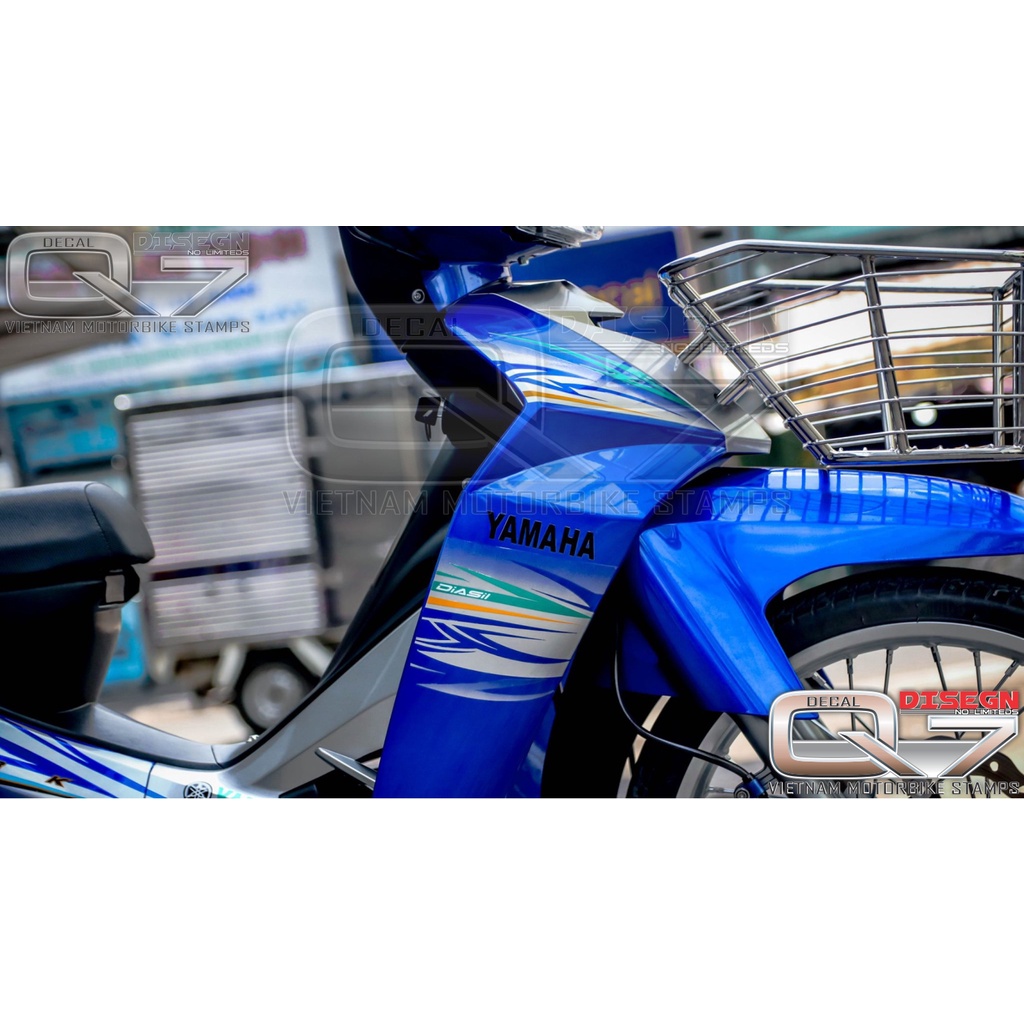 Tem Rời Sirius 110 Xanh Bạc