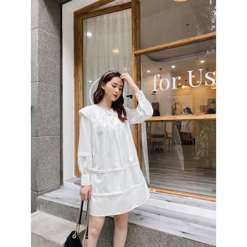 Đầm dáng suông nữ vải lụa đẹp xả kho