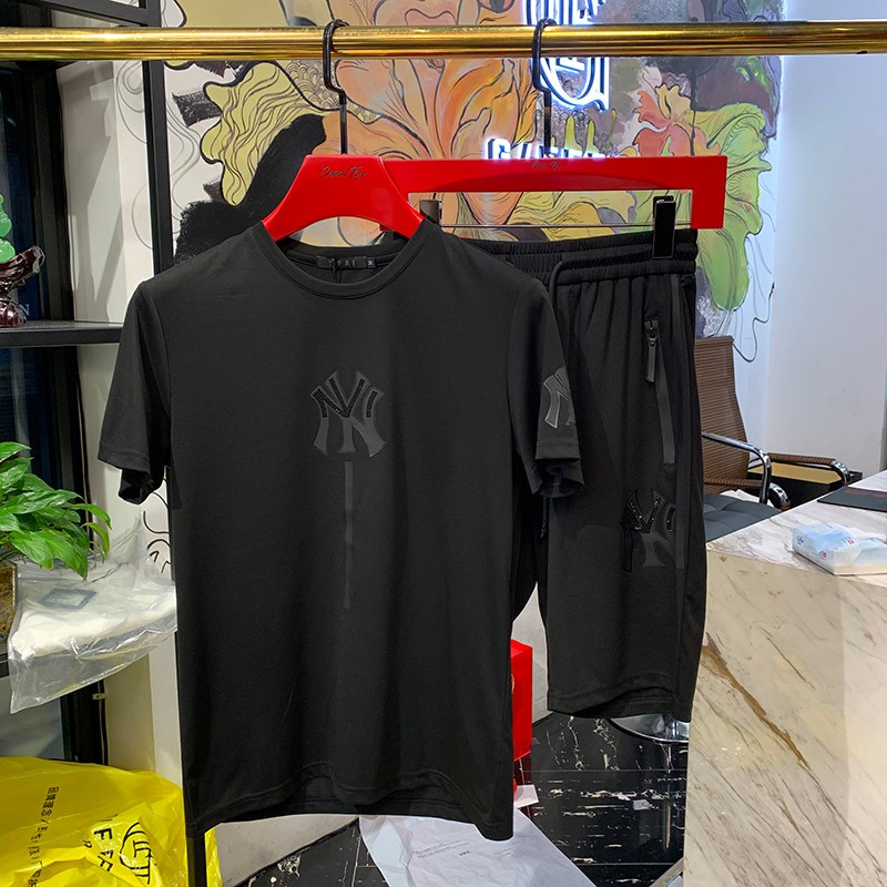 Bộ đồ thể thao nam NY, Bộ Mặc Nhà Thể Thao Nam Mùa Hè chất liệu thun lạnh cao cấp mềm mịn thoáng mát | BigBuy360 - bigbuy360.vn