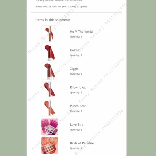 Son kem bóng Colourpop Ultra Glossy Lip Bunny Beauty hàng đủ bill | BigBuy360 - bigbuy360.vn