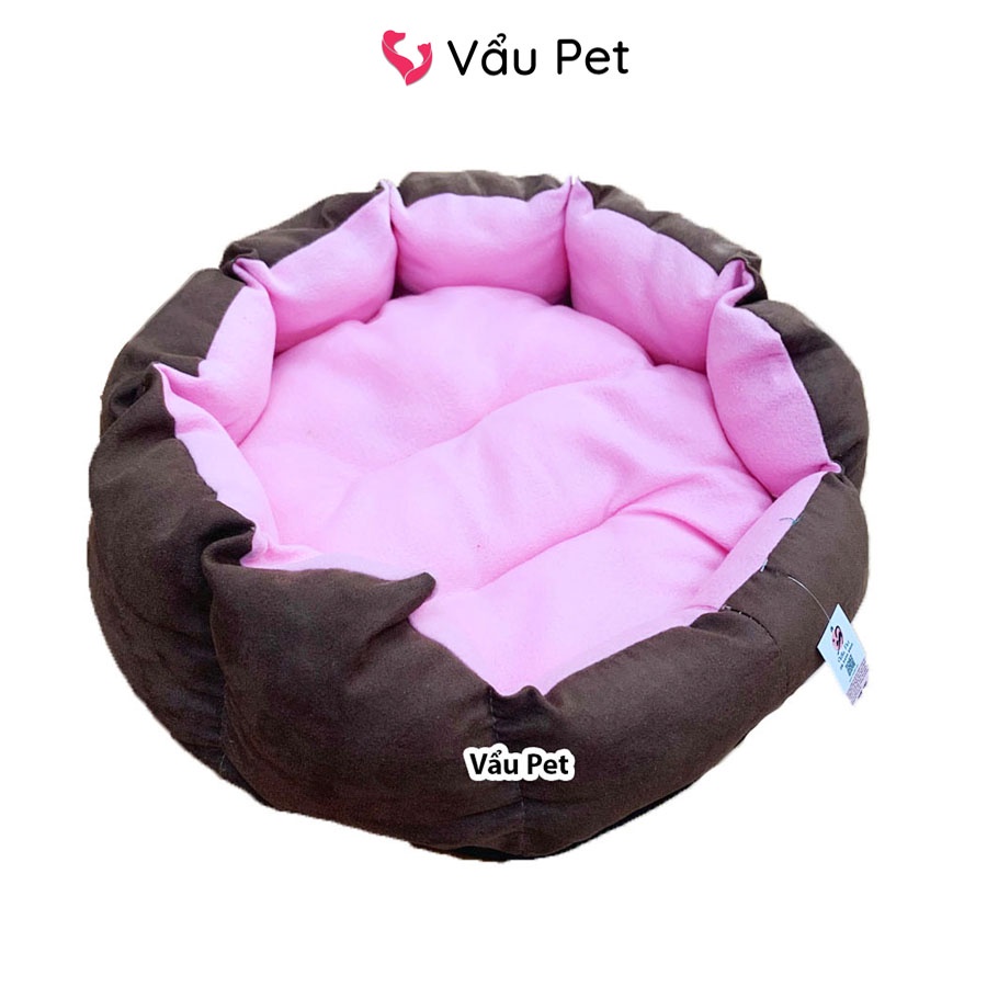 Đệm, ổ nằm cho chó mèo bát giác ~55x55cm - Nệm ngủ cho chó mèo thú cưng Vẩu Pet Shop