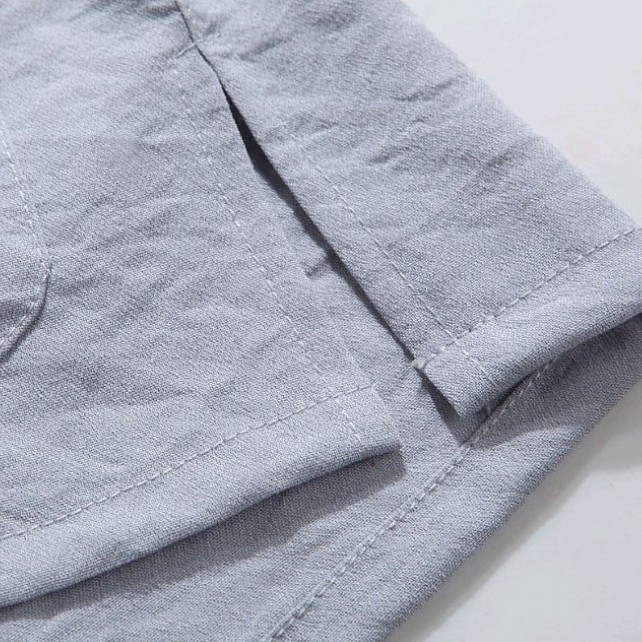 Bộ nam trung niên dài tay chất đũi Thái mát lạnh | BigBuy360 - bigbuy360.vn