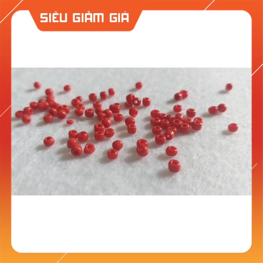 [siêu sale] 50gr (Khoảng 2.000 hạt) cườm đục 3mm làm đồ Handmade Giá sỉ, làm vòng tay trang trí