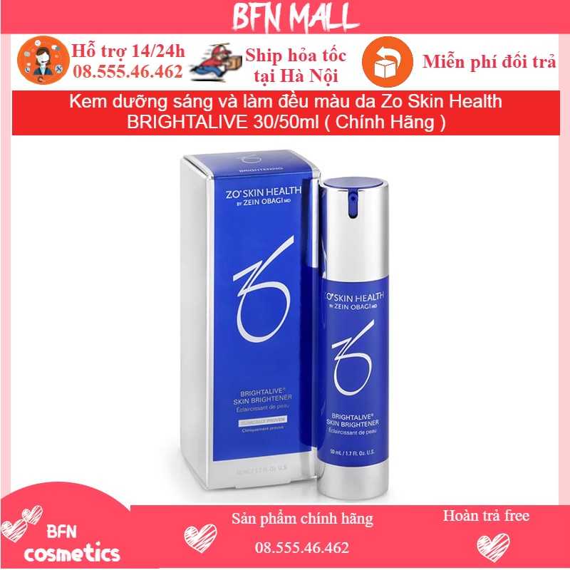 Kem dưỡng sáng và làm đều màu da Zo Skin Health BRIGHTALIVE 50ml ( Chính Hãng )