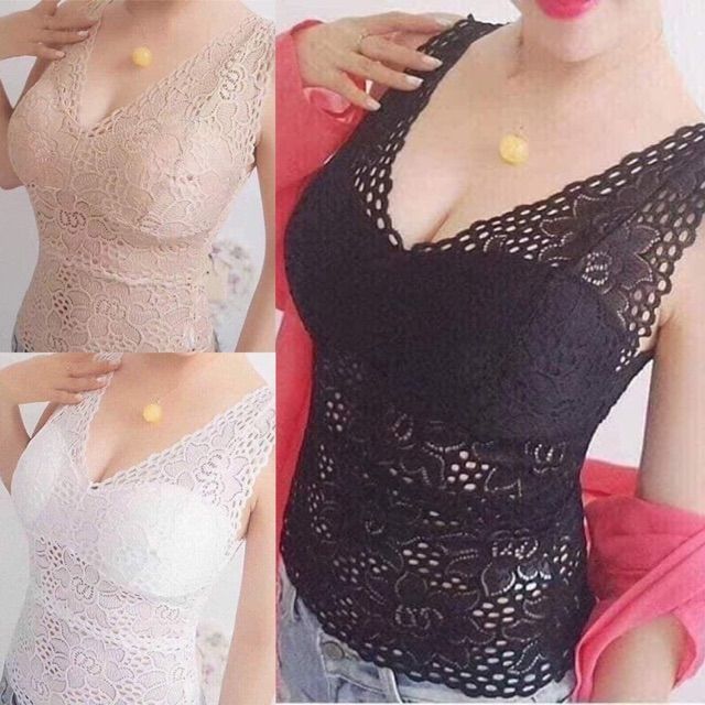 Áo bra ren hoa dáng dài K123