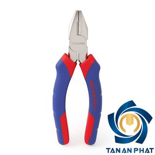 Kìm mũi bằng workpro w031005, 6 inches/160mm