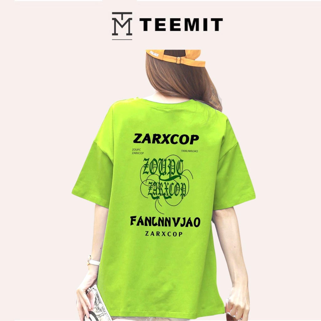 Áo Thun Tay Lỡ UNISEX TEEMIT In Chữ Zarxcop ATIN76