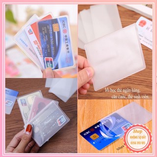Túi bọc thẻ căn cước, ngân hàng, atm, bằng lái xe, thẻ sinh viên chống trầy xước, chống ẩm, bẩn cao cấp