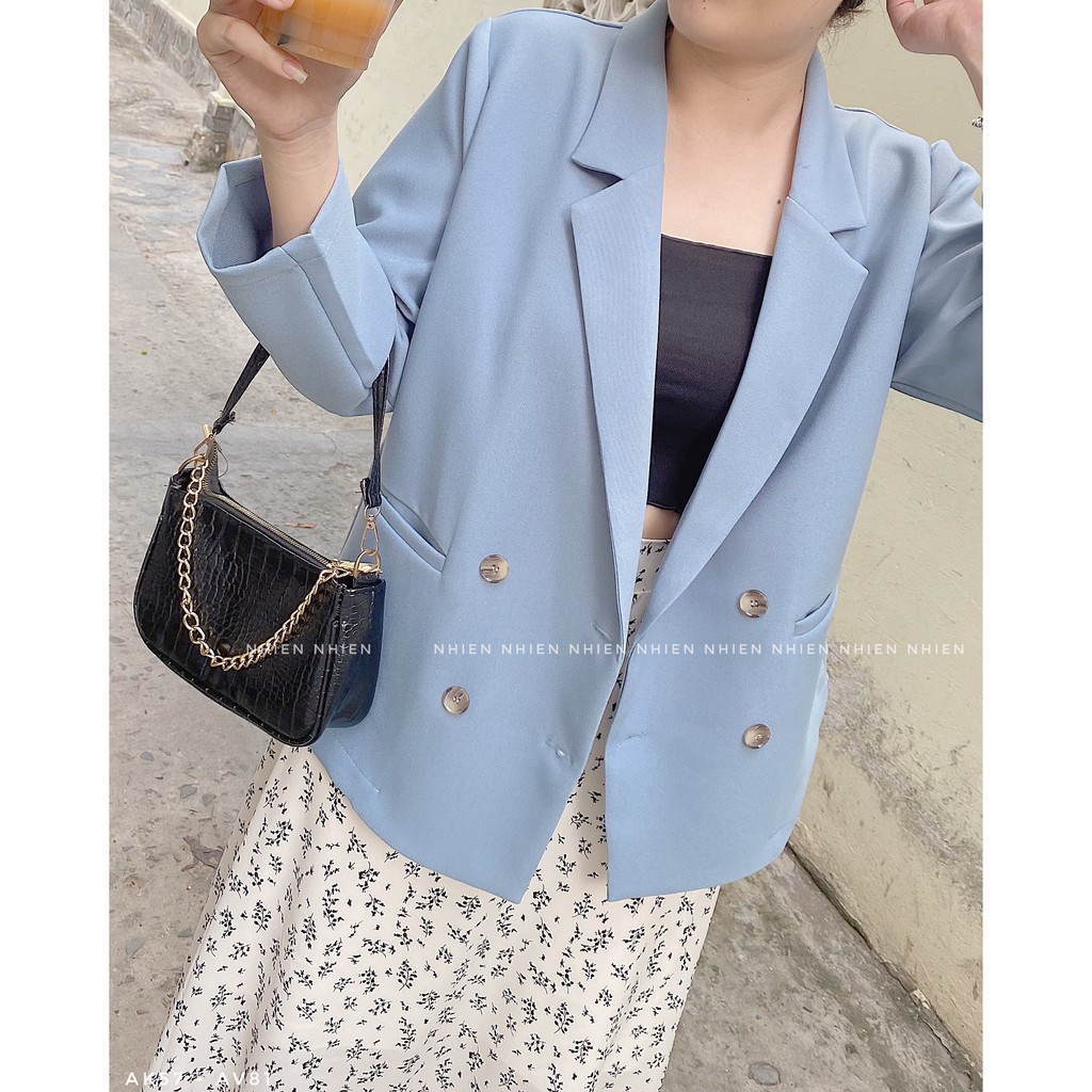 Áo Khoác Blazer 4 Nút_Nhienvintage AK57 | BigBuy360 - bigbuy360.vn
