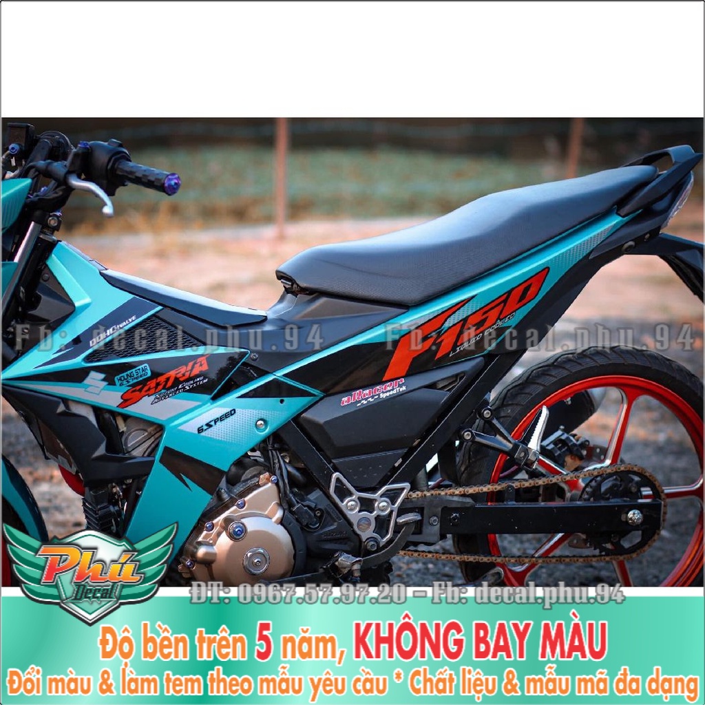 Tem Rời Satria Xanh ngọc (K) -1