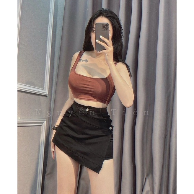 CHÂN VÁY KAKI XẺ TÀ XINH ĐẸP ❤️🥰🥦