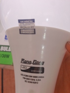 Bóng led bầu, trụ  2-30w rạng đông