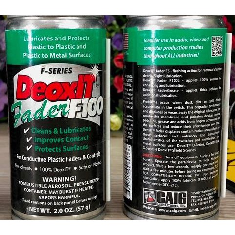Dung dịch tẩy rửa chống oxy hoá Deoxit Fader F100 2oz (57g)