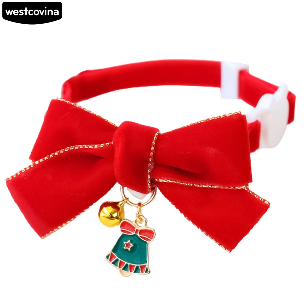 Vòng Cổ Gắn Chuông Hình Bướm Dễ Thương Cho Thú Cưng