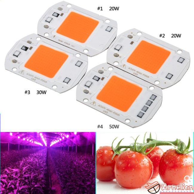 Đèn Led Kích Thích Tăng Trưởng Cho Cây Trồng 20w / 30w / 50w 110v / 220v