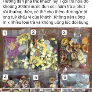 Combo các loại trà hoa dùng thử