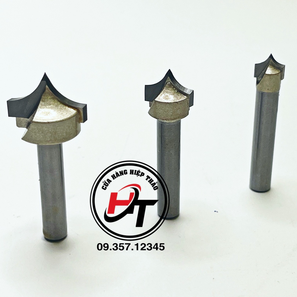Mũi phay gỗ điêu khắc nhọn dao cắt CNC bo góc R soi mũi tên cào xước Tideway cao cấp MSKN-TW