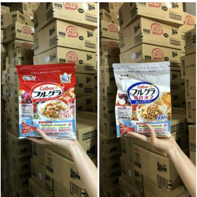 8/2023 Ngũ cốc Calbee 750g Nhật Bản