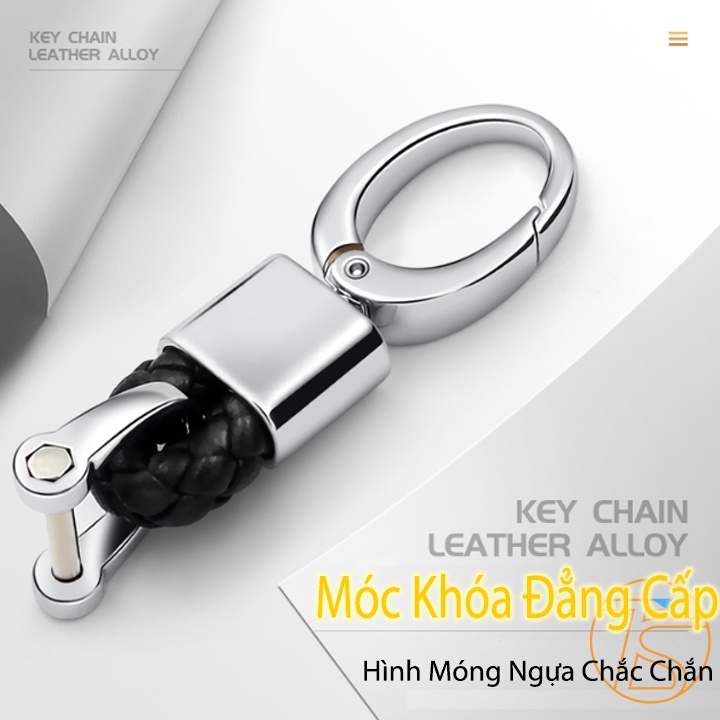 Móc Khóa Xe Máy, Xe Hơi Hình Móng Ngựa Sáng Bóng Cao Cấp Kèm Vít Vặn - Móc Chìa Khóa Làm Quà Tặng Sinh Nhật