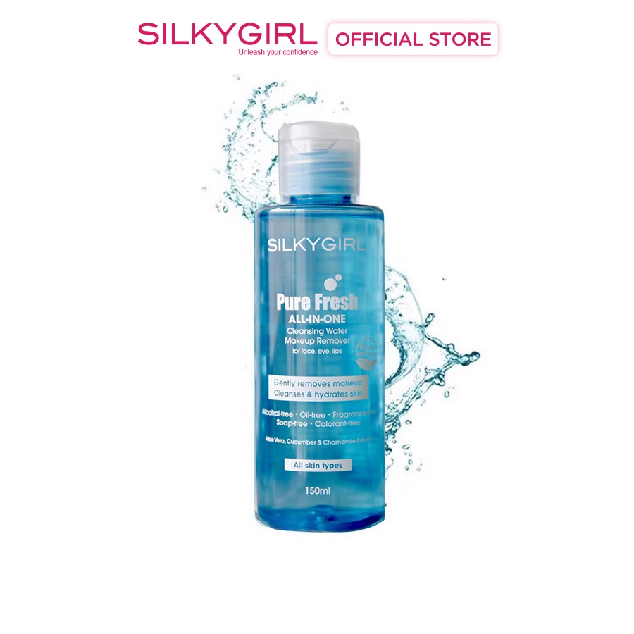 Tẩy Trang Silkygirl Micellar Pure Fresh All-In-One 150ml