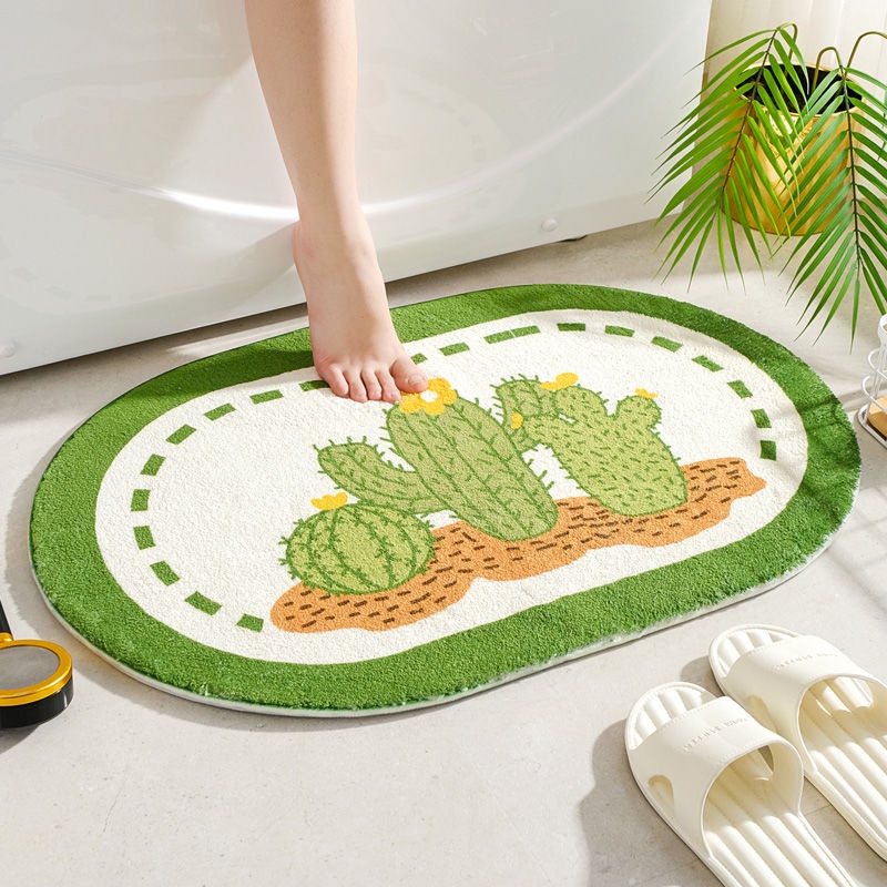 KMEIT Thảm chùi chân chống trượt thấm hút tốt cho cửa phòng tắm / nhà bếp / phòng ngủ