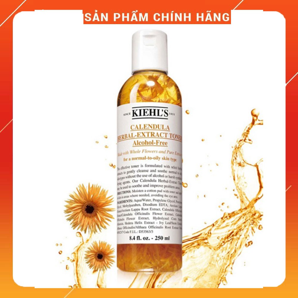 Bill Sephora - Kiehls Toner Hoa Cúc - Kiehl's Calendula Herbal Extract Alcohol Free dành cho da dầu, da nhạy cảm