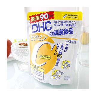 Viên uống tăng sức đề kháng dhc vitamin c hard capsule 90 ngày 180v/gói