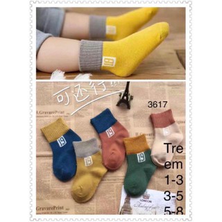 sỉ COMBO 10 đôi tất TRẻ Em Cổ cao số 19( len dệt kim),,..,
