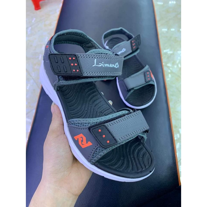 Dép quai hậu Sandal nam Limenco 6828 xám