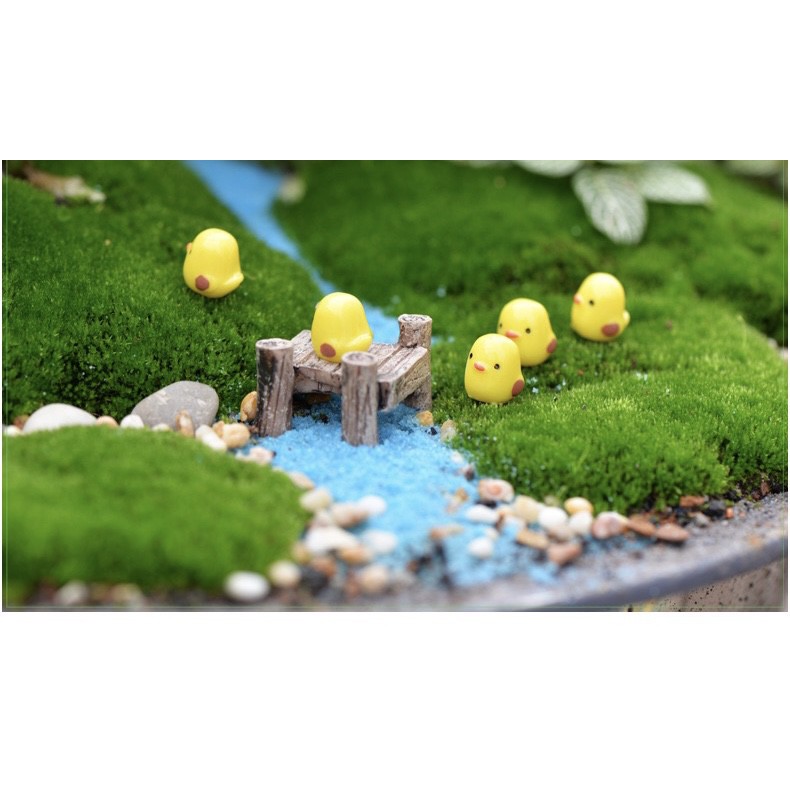 Charm (C01) slime/ Dụng Cụ Charm Trang Trí Hình 01 con Vịt Vàng - Gà Con 3D - 01 cái - Không kèm keo dán &amp; nút