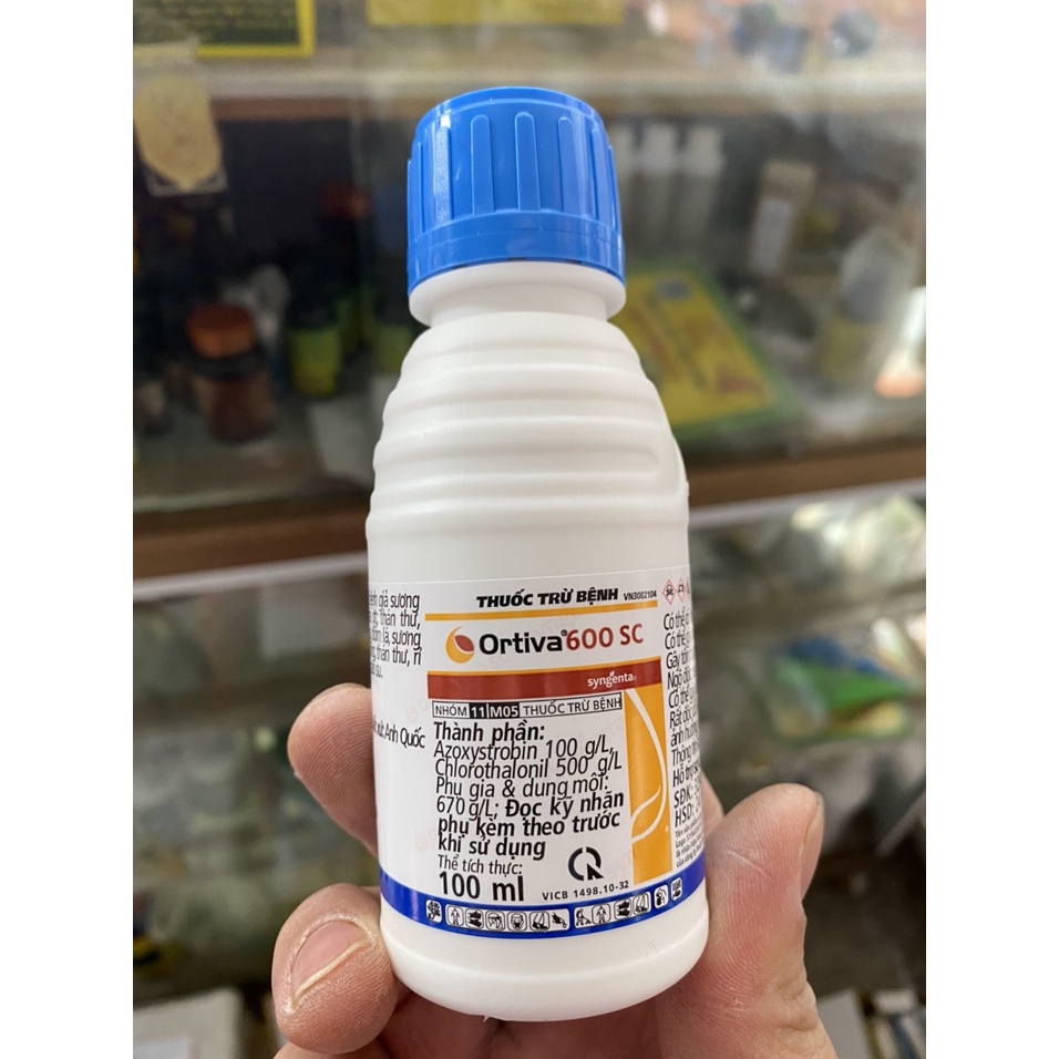 Thuốc trừ nấm sương mai thán thư Ortiva 600SC (chai 100ml)
