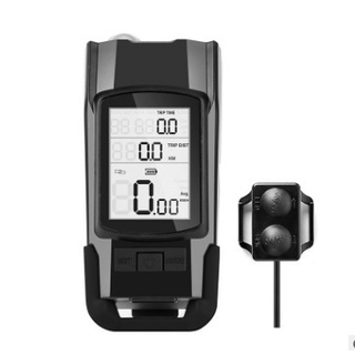 Đèn còi kiêm đồng hồ tốc độ xe đạp 3 in 1