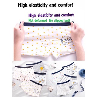 ❤️4 Cái Đồ Lót Trẻ Em ❤️Quần Short Cotton Thời Trang Năng Động Dành Cho Bé Trai 12-15 Tuổi