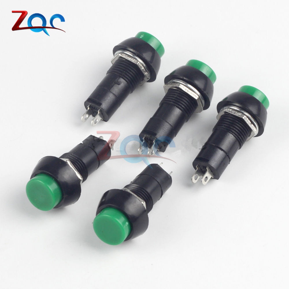 Set 5 công tắc nút nhấn tự khóa pbs-11b 2pin 12mm 3a 150v nhiều màu sắc tiện lợi