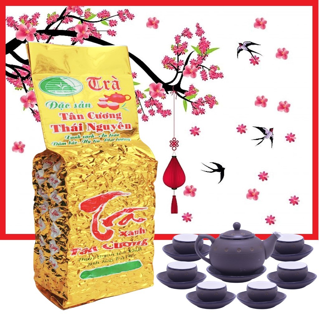 Trà Thái Nguyên Gói 500g, Trà Xanh Tân Cương Thái Nguyên Hỗ Trợ Giảm Cân