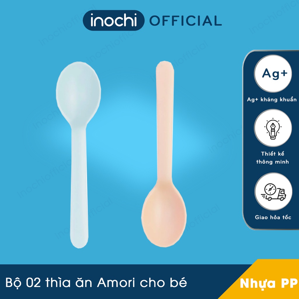 Bộ 02 thìa ăn Amori - Thìa ăn cho trẻ nhỏ