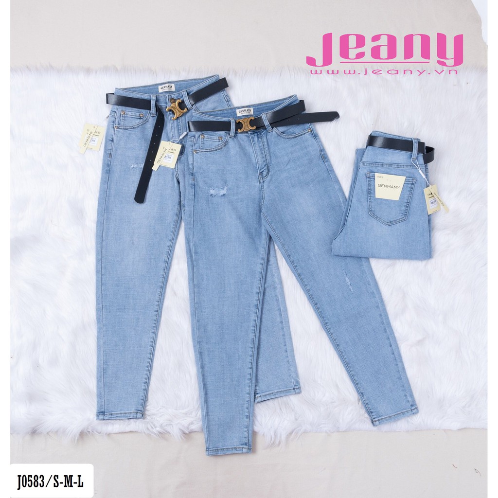 Quần Baggy Nữ Màu Nhạt Wat Nhẹ Kèm Thắt Lưng J0583 - Jeany