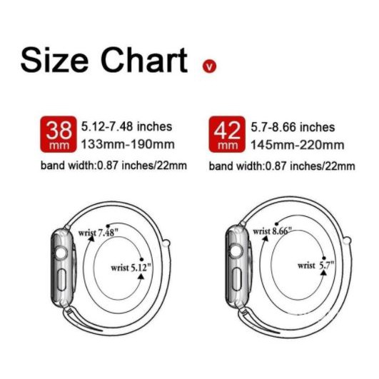 Dây Đồng Hồ Apple Watch💞FREESHIP💞 Dây Nike Sport Apple Watch,Đồng Hồ Thông Minh iWatch Series 5|4|3|2|1