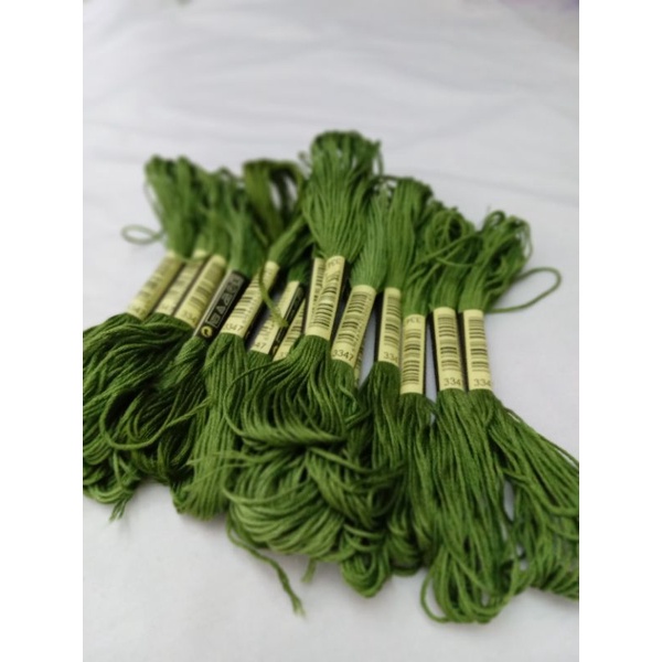 Chỉ thêu cotton DC-CXC - tông mầu xanh